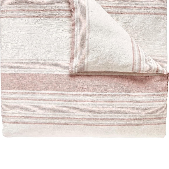 NWT Splendid Tuscan Stripe Sunset Multicolored Twin Duvet Set - Picture 3 of 5